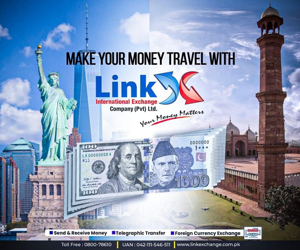 Make Your Money Travel with Link Exchange lahore Pakistan