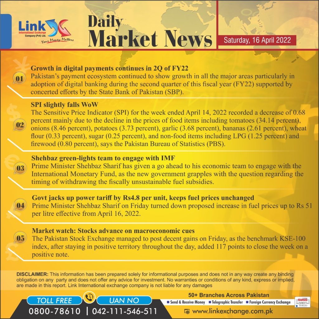 news 16 april 22