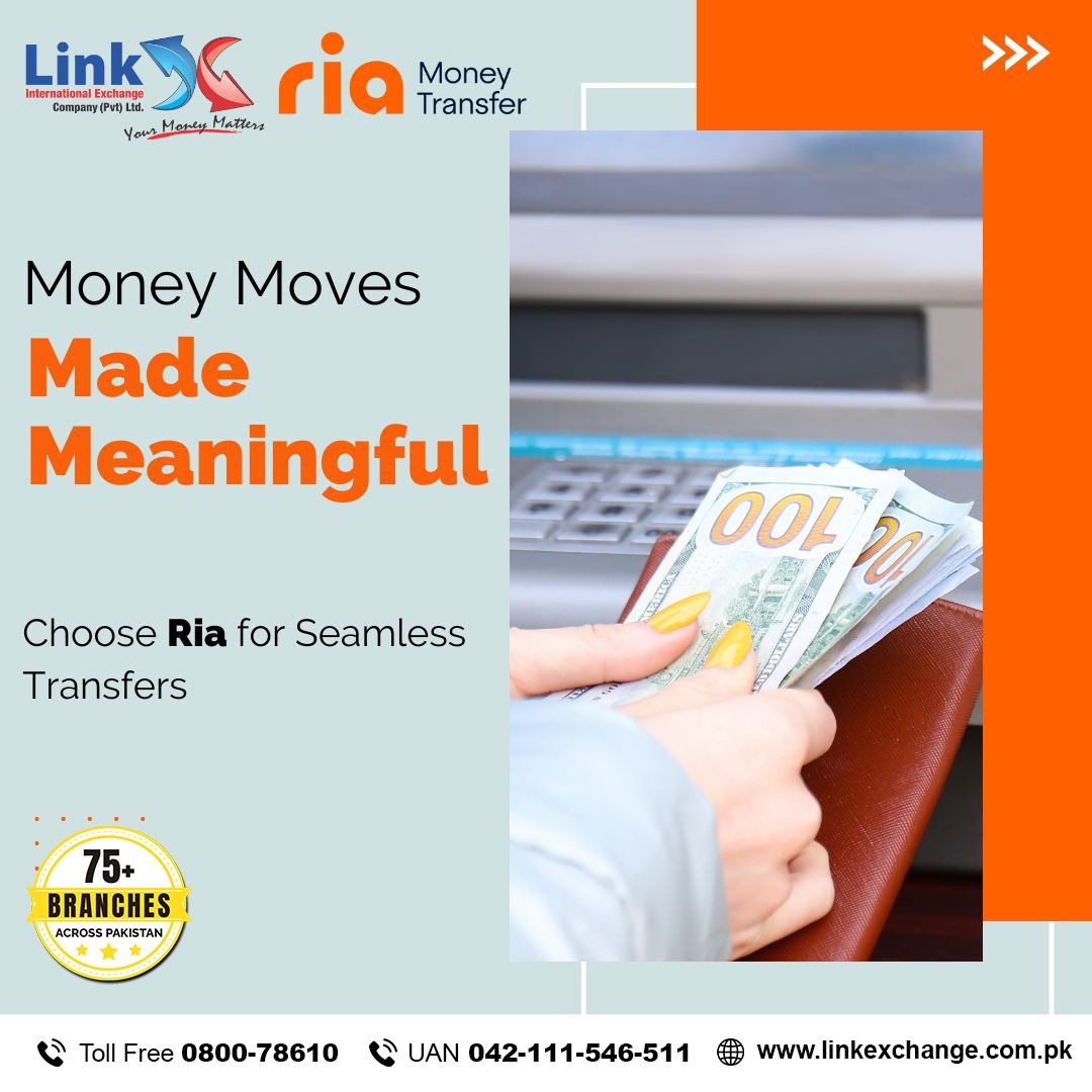 ria money transfer services in Lahore, Pakistan