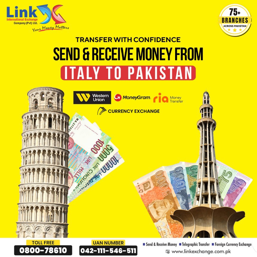 best way to send money from italy to Paksitan
