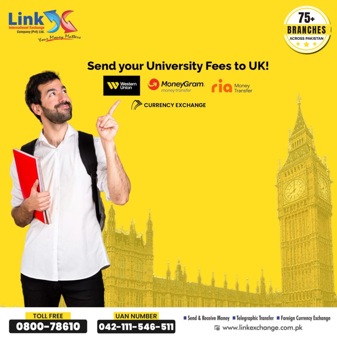send university fees to UK from Pakistan